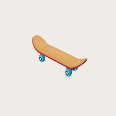 Decorazione skateboard tema Sport